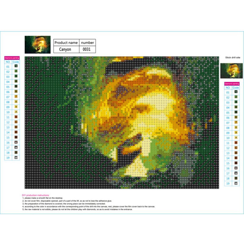 DIY 5D Diamond Painting Fancy Landscape Embroidery Cross Craft Stitch Kit Decors