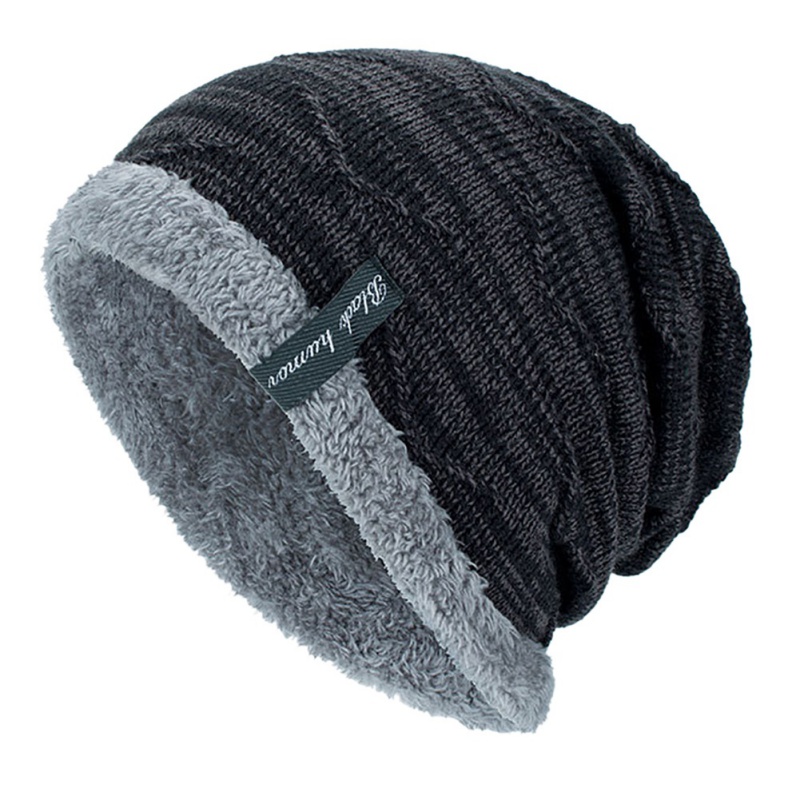 Windproof Winter Trendy Soft Knit Stretchy Warm Beanies Ski Hat Men Women Cap US