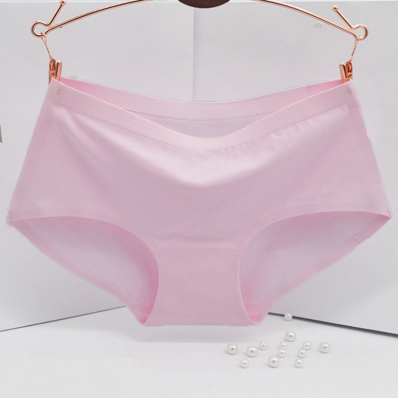 Women's Sexy Panties Seamless Invisible Underwear Natural Cotton Briefs