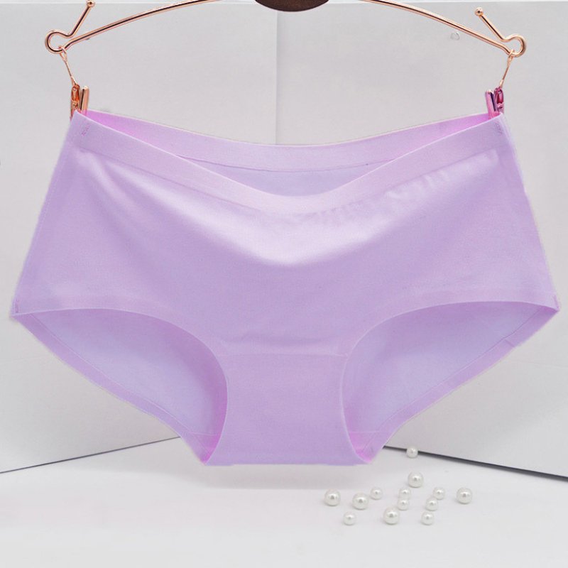Women's Sexy Panties Seamless Invisible Underwear Natural Cotton Briefs