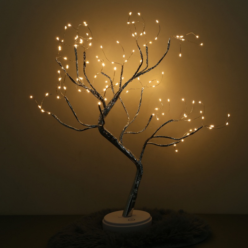 20 LED Branch Lights Twig Willow Light Up Fairy String Lamp Party Decor Battery 