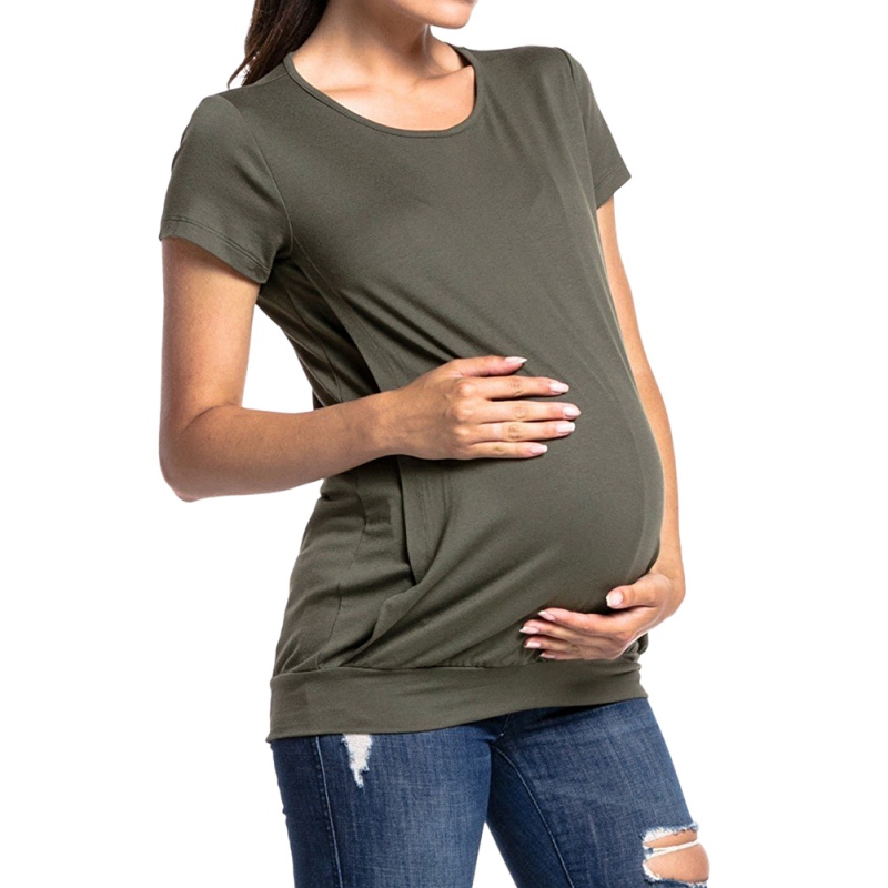 maternity short sleeve shirts