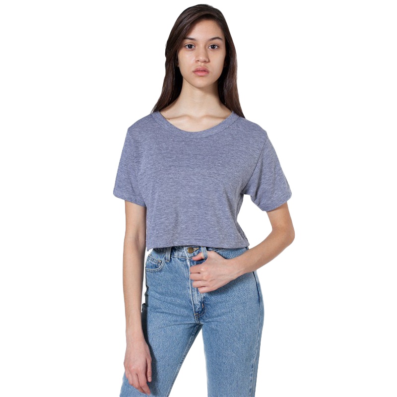 Fashion Crop Top Plain Solid Color Women Ladies Cropped Tee Tank Vest ...