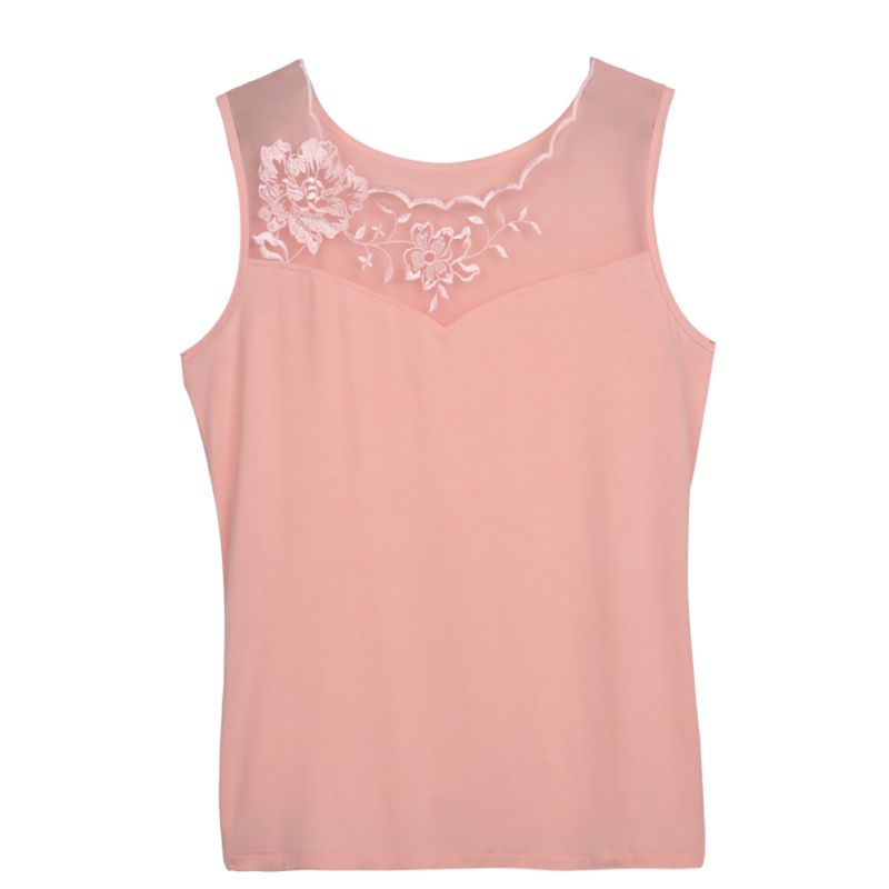 Women's Modal Lace Stretch Spaghetti Strap Vest Cami Vests Ladies ...