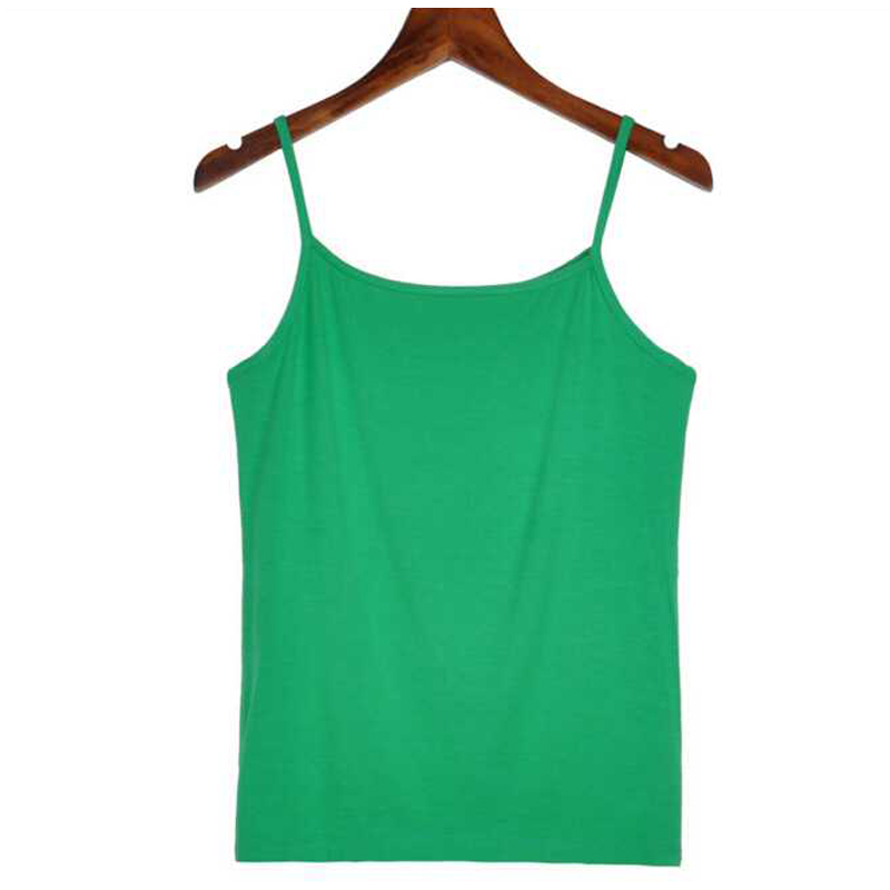 Womens Bralet Cami Summer Spaghetti Strap Sleeveless Layering Tank Vest ...