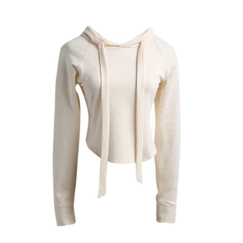 Vogue Women Crop Top Hoodie Sweatshirt Jumper Sweater Coat Sports