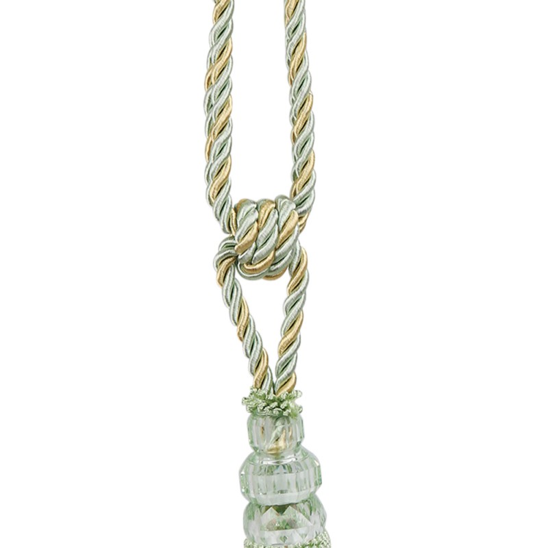 2x Curtain Tiebacks Holdbacks Window Drapery Tassel Rope Holder