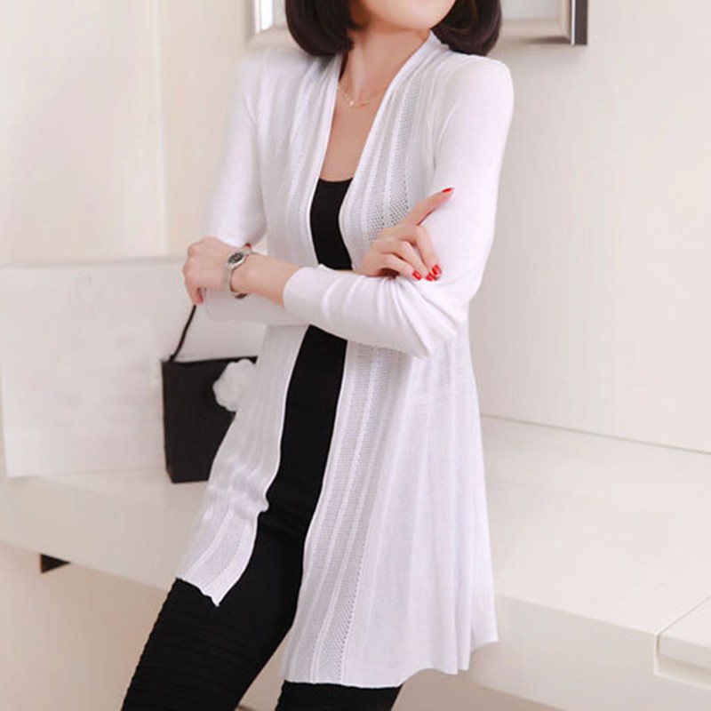 ladies knitted loose thickened shawl coat
