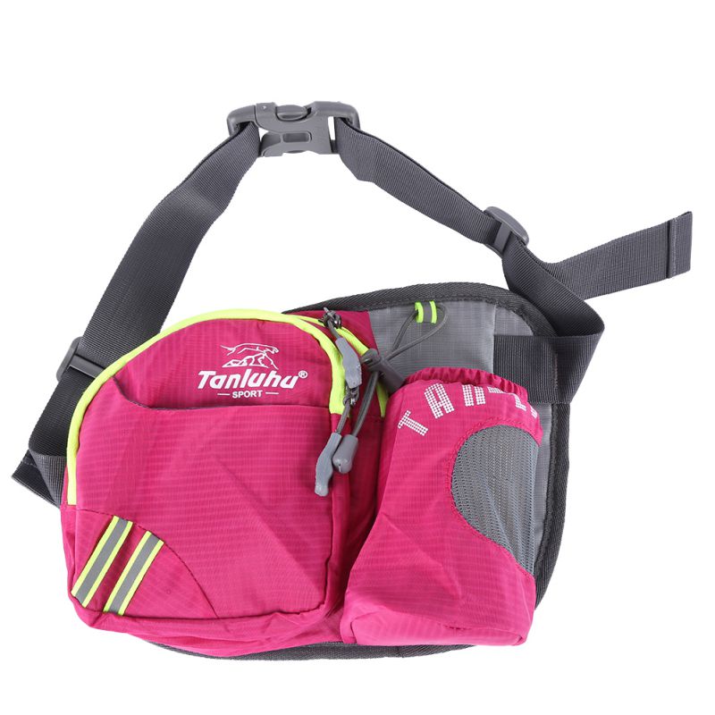 Sport Running Water Bottle Waist Belt Bum Bag Fanny Pack Hiking Marathon Pouch | eBay