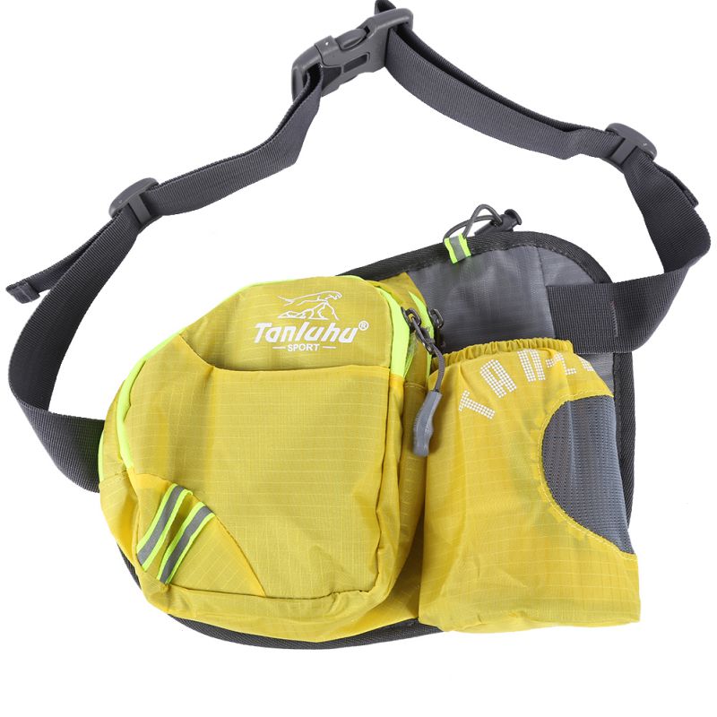 Sport Running Water Bottle Waist Belt Bum Bag Fanny Pack Hiking Marathon Pouch | eBay