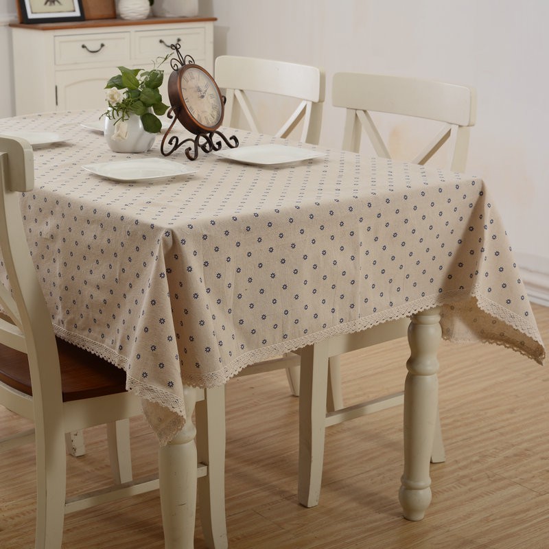 Country Style Floral Printed Table Covers Kitchen Dining ...