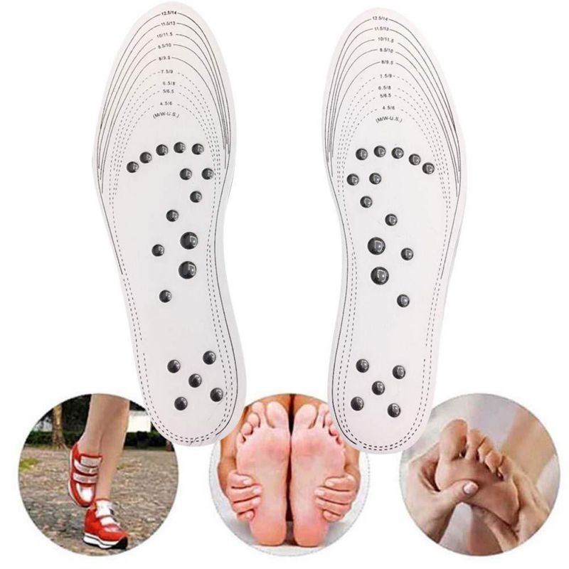 1 pairs Acupressure Insoles Massage Therapy Reflexology Pain Relief Pad eBay