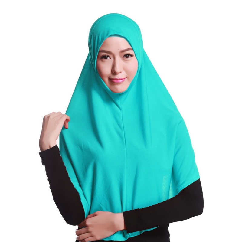 Muslim Hijab Amira Islamic Solid Soft Scarf Long Hejab Cotton Blend Head Shawls Ebay