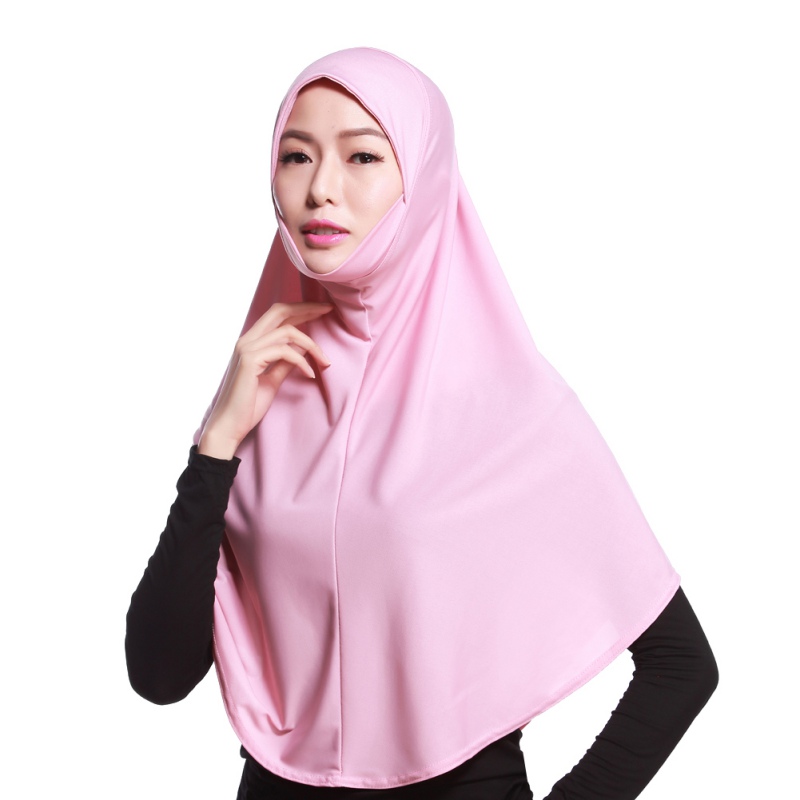 Muslim Hijab Amira Islamic Solid Soft Wrap Scarf Long Hejab Head Shawls Cotton Ebay 7469