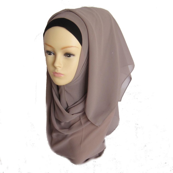 Muslim Womens Chiffon Long Scarf Hijab Islamic Wrap Shawls Arab Caps