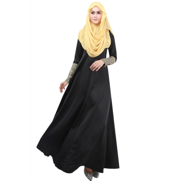  Islamic  Muslim  Women Ladies Long Sleeve Dress  Kaftan Abaya 