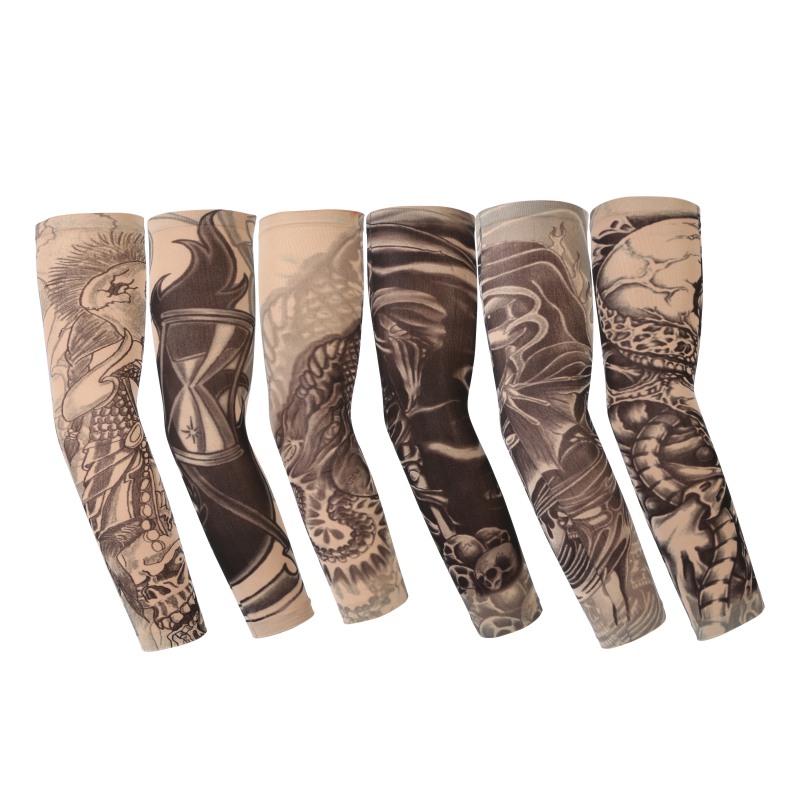 6PCS Sports Skin Arm Sleeve Cool UV Cover Sun Protective Stretch