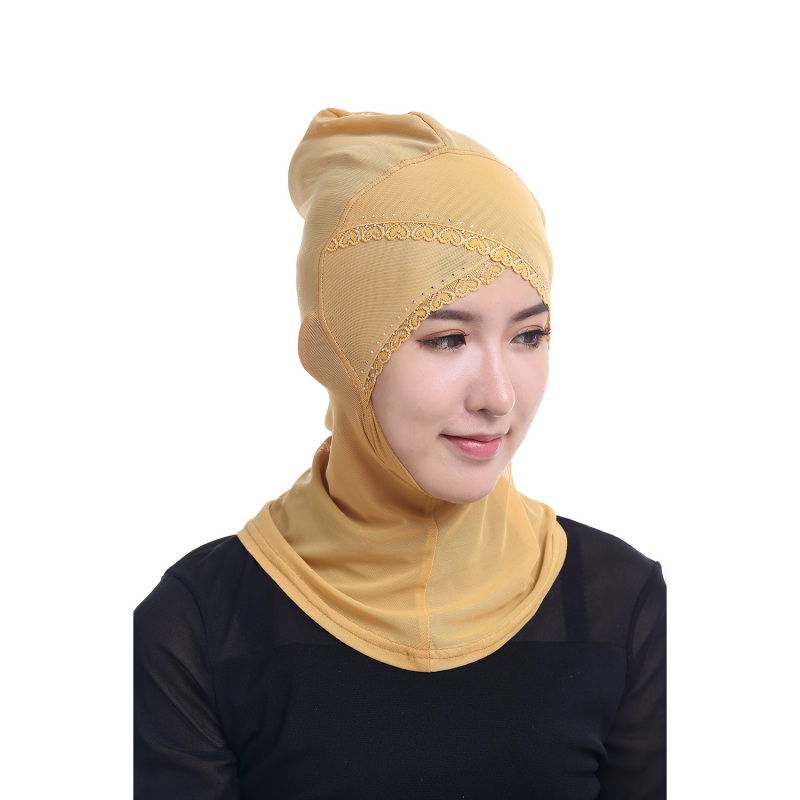 Fashion Cotton Muslim Inner Hijab Caps Islamic Underscarf 