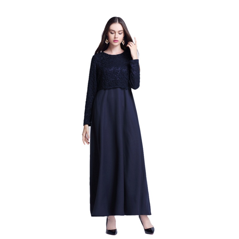  Chic  Women Islamic Muslim Kaftan Abaya Jilbab  Long Sleeve 