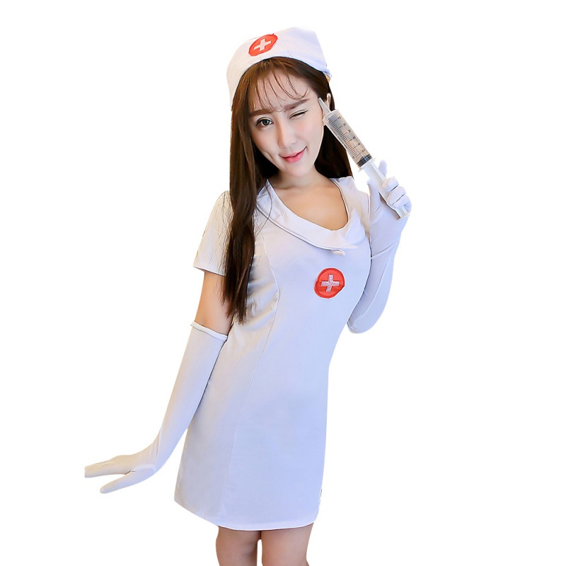 Hot Sexy Womens Costumes Cosplay Nurse Uniform Lingerie Fancy Dress