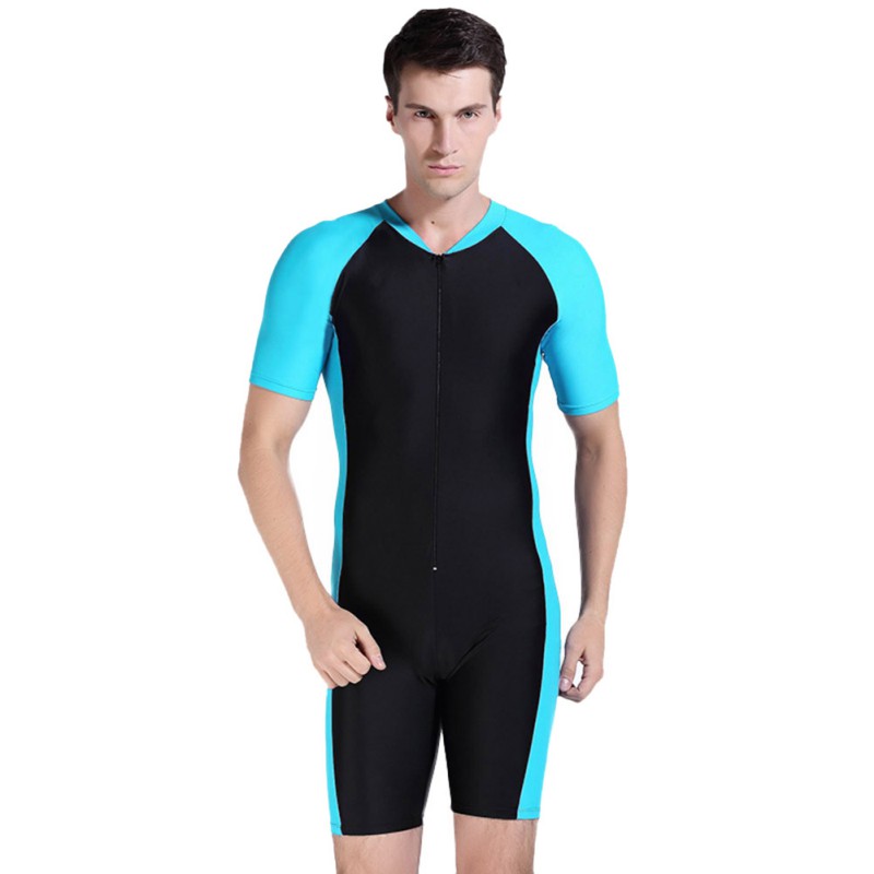 Men Women Surfing Wetsuit Swimming Short Sleeve Swimwear Scuba Diving