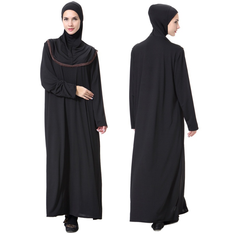  Muslim  Long Sleeve Jilbab  Women Formal Cocktail Abaya 