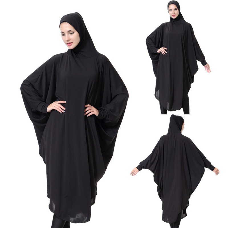 Muslim Women Prayer Dress Long Scarf Hijab Amira Islamic 