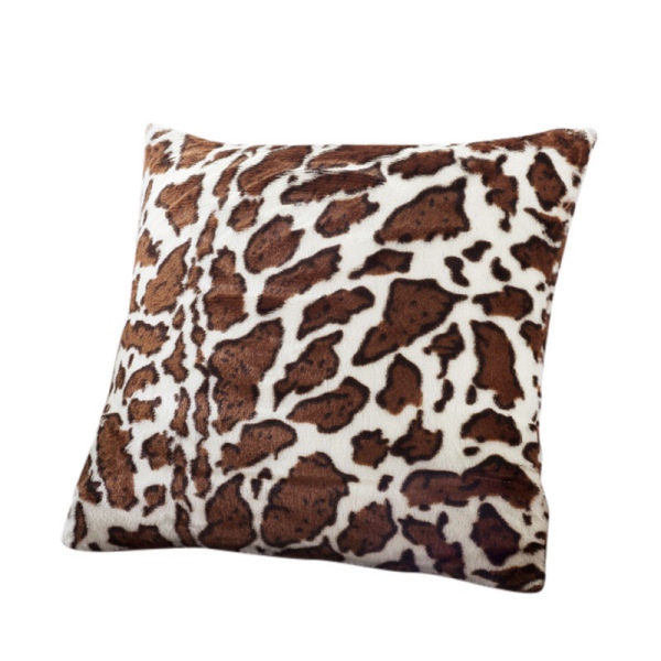 New Leopard Pattern Faux Fur Decorative Sofa Throw Pillow Cover Cushion Case eBay