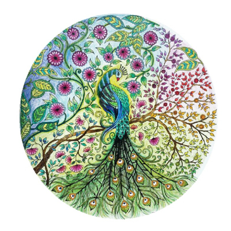 Christmas Gift DIY 5D Round Diamond Embroidery Painting Cross Stitch