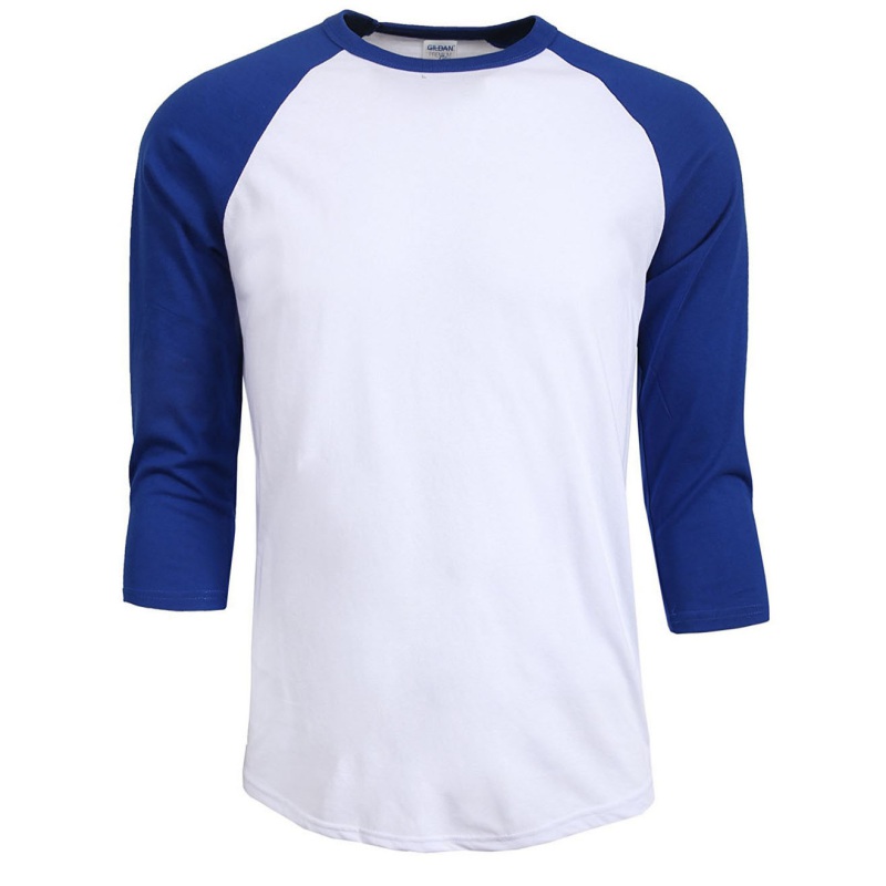 Men Boys Male 3/4 Sleeve Plain T-Shirt Lot Running Baseball Tee Sports ...