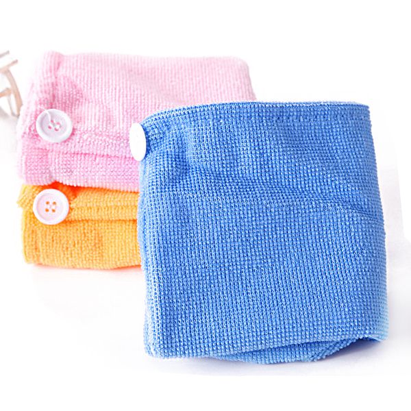 Super Dry Hair Towel Microfiber Hats Wet Long Hair Wear Turban Kerchief