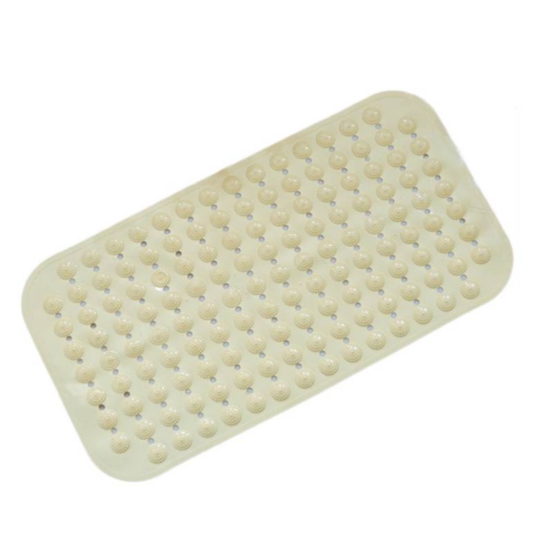 70x38cm Fashion PVC Bathroom Nonslip Bathmat Shower Pad Suction Cup