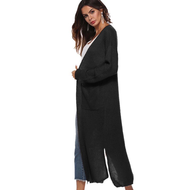 maxi length sweater coat