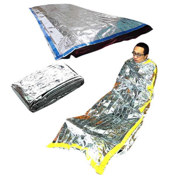 Outdoor Portable Waterproof Reusable Emergency Silver Foil