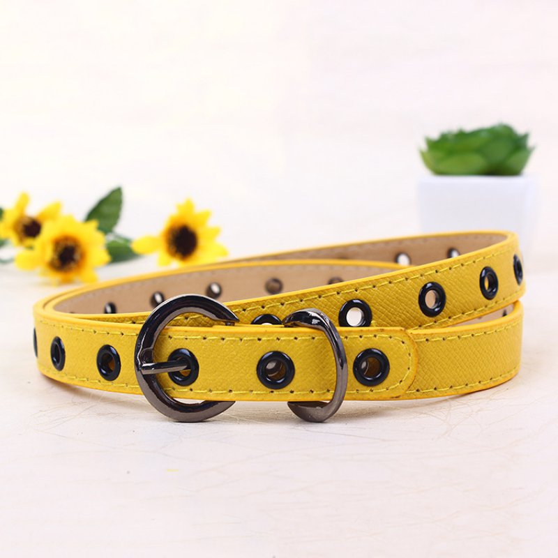 Colorful Toddler Baby Waist Belt Buckle PU Leather Kids Girls Boys