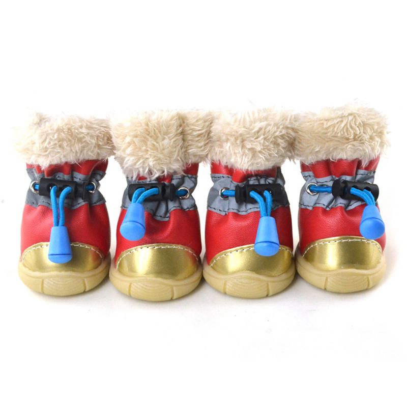 Winter Dog Boots Waterproof Anti-Slip Pet Puppy Cats Shoes