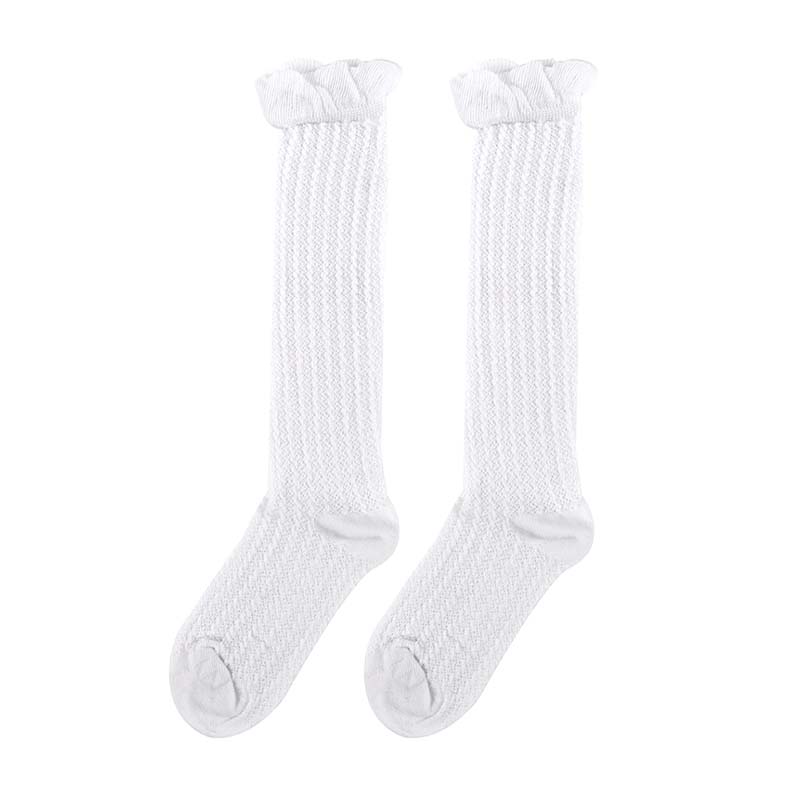 knee high socks with frills