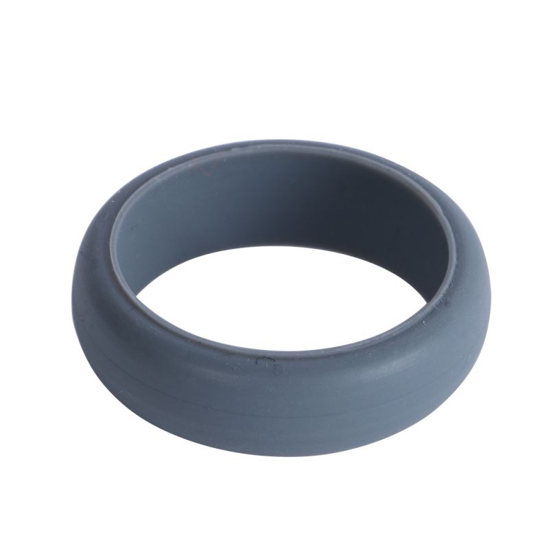 Fashion Cool Mens Boy Rubber  Silicone Wedding  Ring  Band 