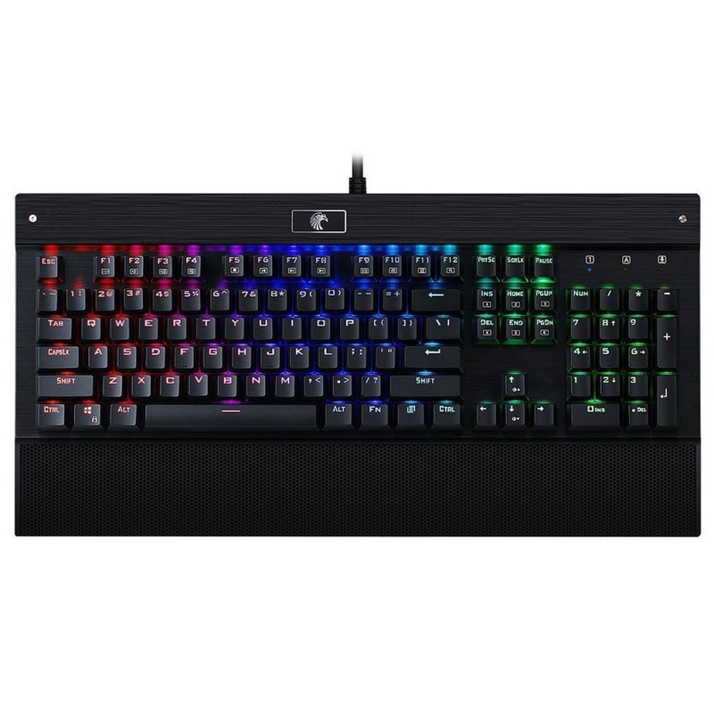 EElement RGB Mechanical Gaming Keyboard w Blue Switches,104 Keys Anti