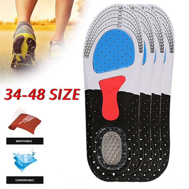 Men's Shock Absorbing Shoes Insoles Insert Cushion Breathable For