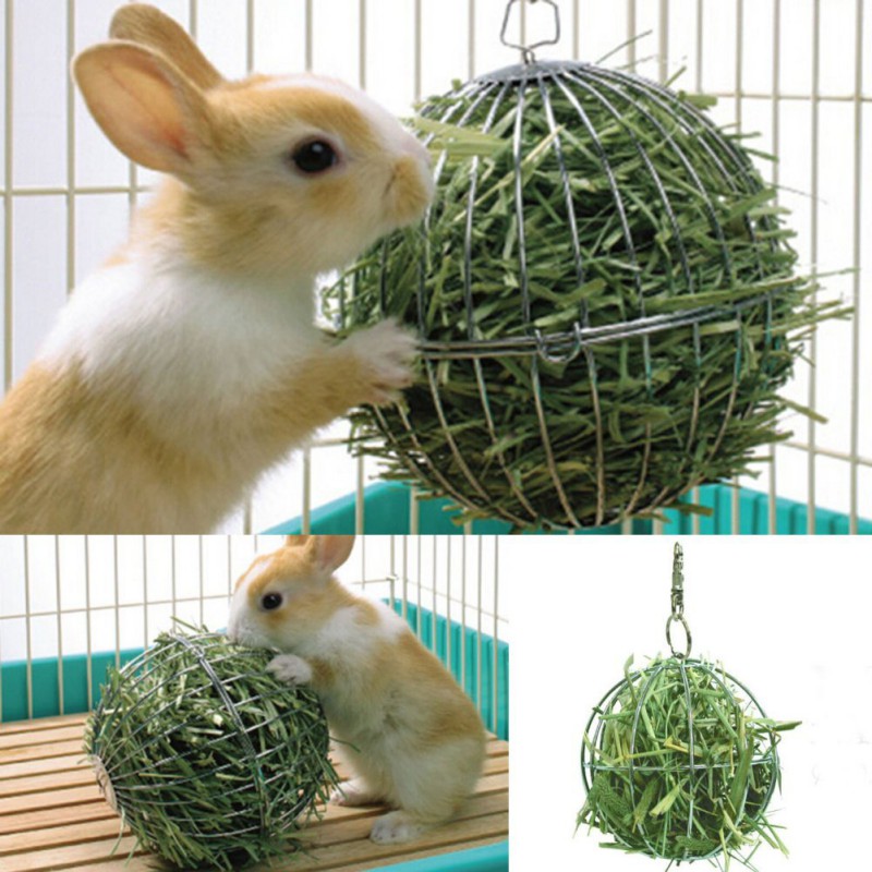 For Rabbit Guinea Pig Hamster Pet Hay Manger Dish Food Feeder