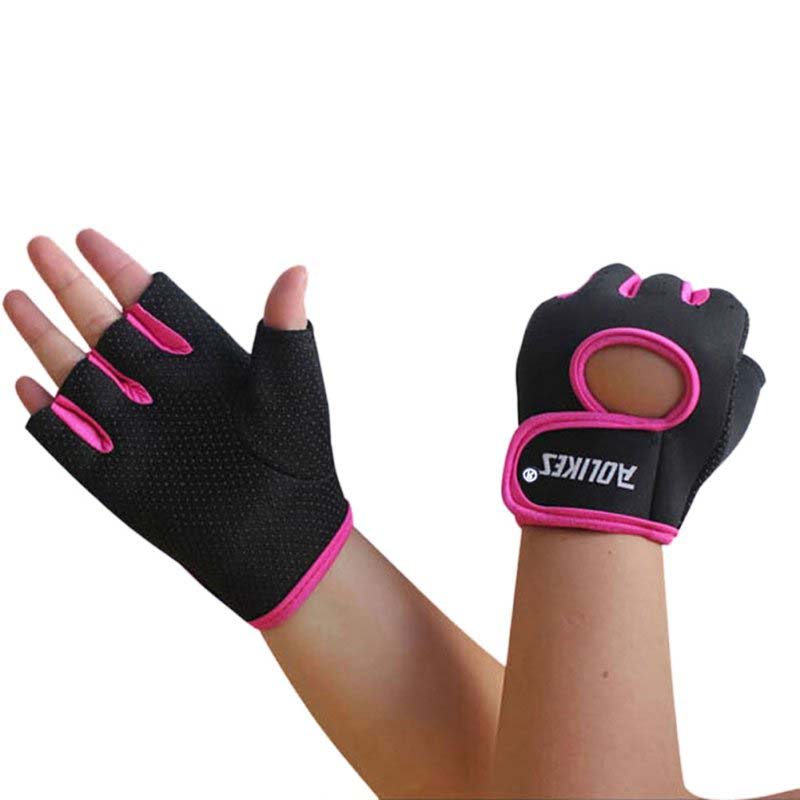 1Pair Weightlifting Protection Pad Gloves Access for Fitness Workout Training❤B 