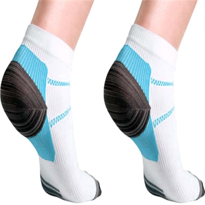 Foot Compression Sports Socks Plantar Fasciitis Heel Arch Pain Relief ...