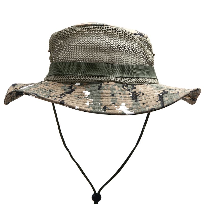 Bucket Hat Boonie Hunting Fishing Outdoor Cap Wide Brim Military Unisex Sun Camo  eBay