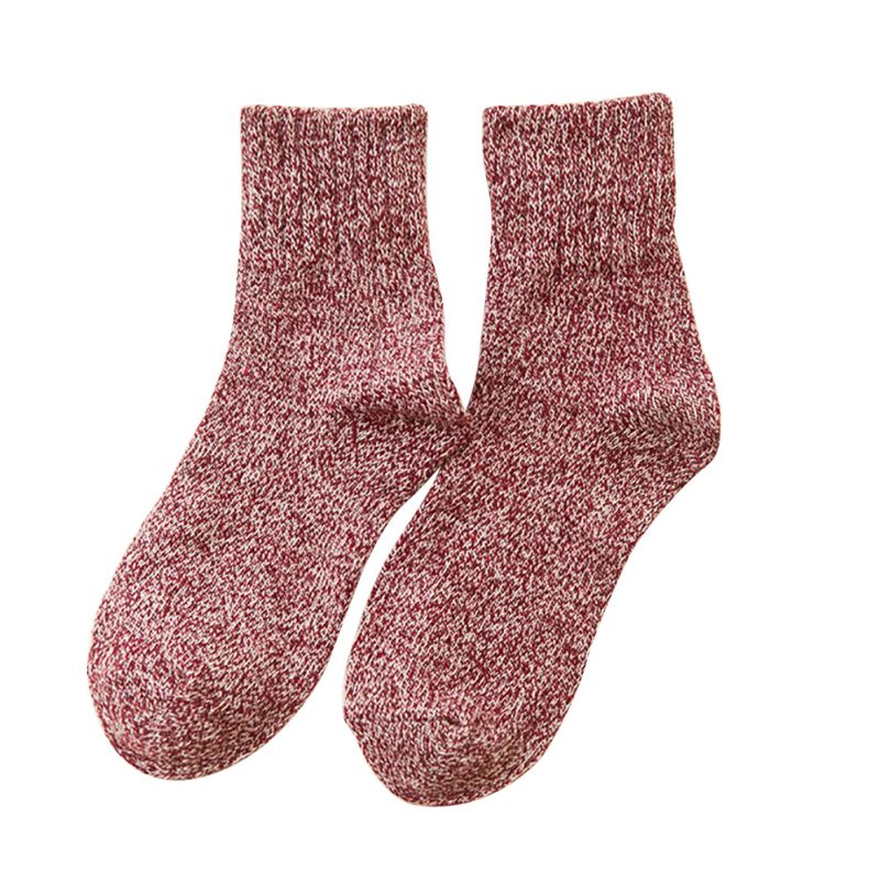 Fashion Women Ladies Winter Wool Cashmere Socks Casual Thick Ankle ...
