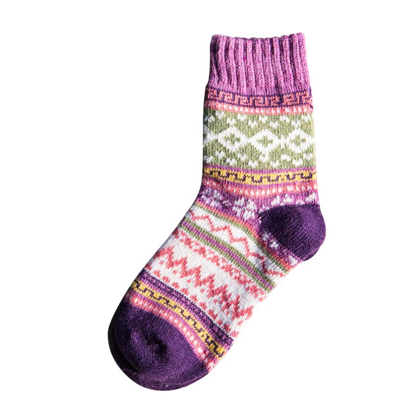 Women Wool Cashmere Autumn Winter Socks Ankle Socks Soft Thick Warm ...