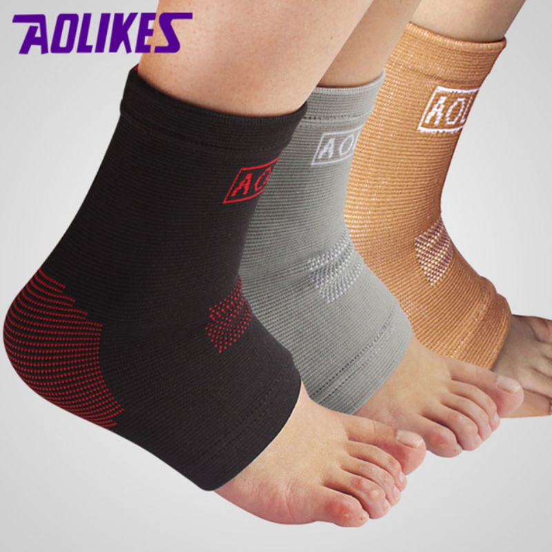 Ankle Support Brace Elastic Neoprene Wrap Sock Sleeve Sports Sprain Pain Foot eBay