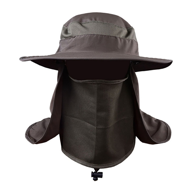 360° Neck Cover Ear Flap Outdoor UV Sun Protection Fishing Cap Hiking Hat Sports