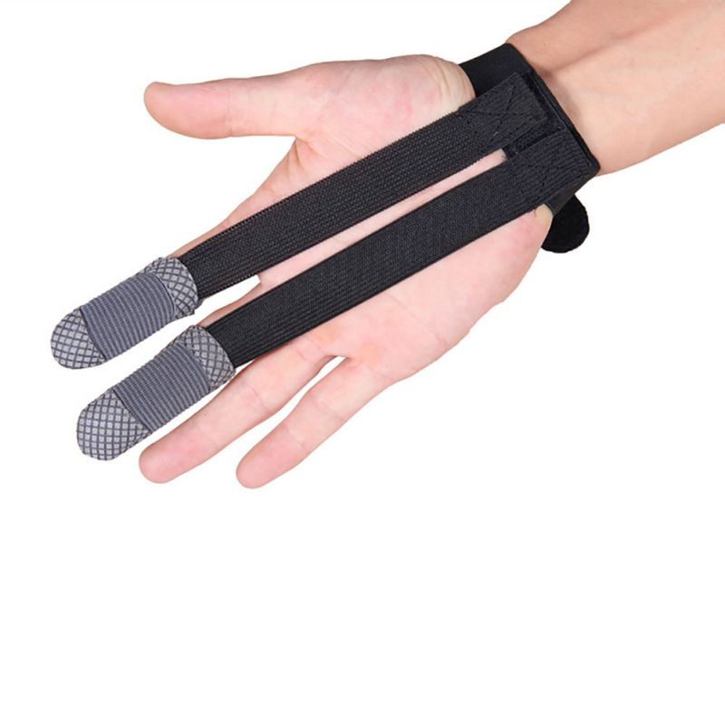 50pcs Archery Finger Guard Bow String Finger Tab Silicon Bow Release Recurve Bow Hunting Shooting Archery