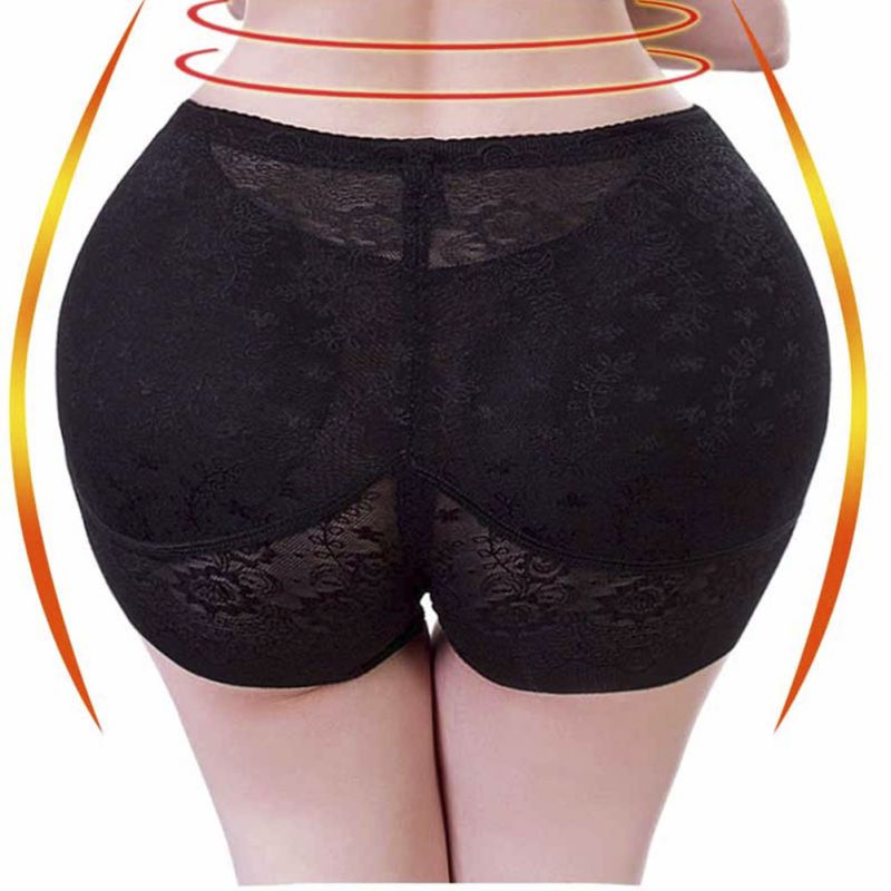 Women Enhancer Push Up Padded Seamless Hip Underwear Shapewear Shapers
